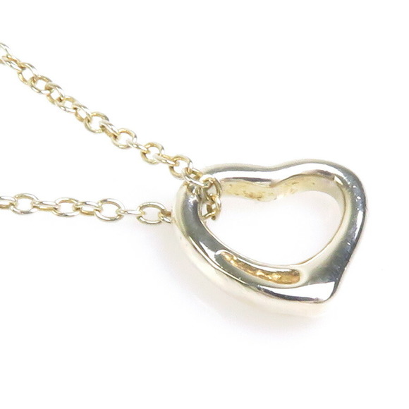 Tiffany Open Heart Necklace Silver